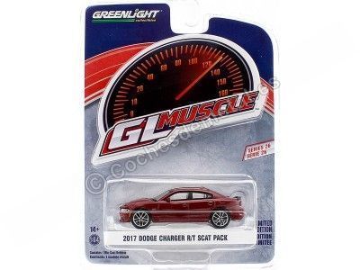 2017 Dodge Charger R/T Scat Pack "GL Muscle Series 26" 1:64 Greenlight 13310E Cochesdemetal.es 2