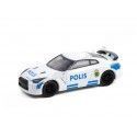 Cochesdemetal.es 2014 Nissan GT-R (R35) Stockholm Sweden Polis "Hot Pursuit Series 40" 1:64 Greenlight 42980d