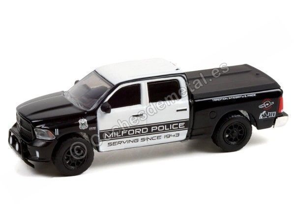 Cochesdemetal.es 2017 Dodge Ram 1500 SSV Milford Michigan Police "Hot Pursuit Series 40" 1:64 Greenlight 42980E