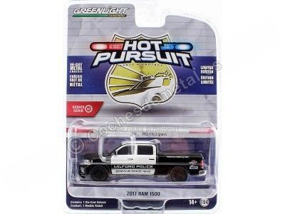 Cochesdemetal.es 2017 Dodge Ram 1500 SSV Milford Michigan Police "Hot Pursuit Series 40" 1:64 Greenlight 42980E 2