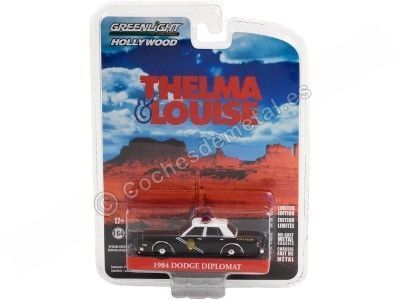 Cochesdemetal.es 1984 Dodge Diplomat New Mexico Police de l'État "Hollywood Special Thelma & Louise" 1:64 Greenlight 44945E 2