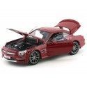 Cochesdemetal.es 2013 Mercedes-Benz SL 63 AMG Hard Top Rojo Metalizado 1:18 Maisto Premiere 36199