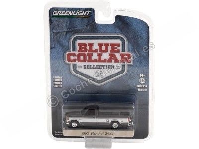 Cochesdemetal.es 1992 Ford F-250 Pick-up "Blue Collar Collection Series 10" 1:64 Greenlight 35220D 2
