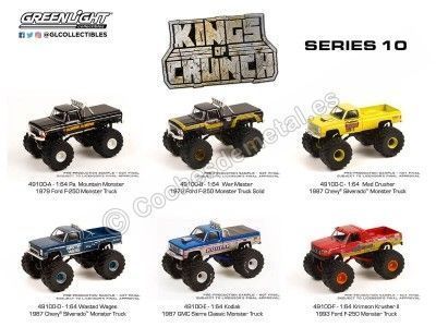 Lote de 6 Modelos "Kings of Crunch Series 10" 1:64 Greenlight 49100 Cochesdemetal.es