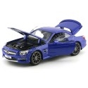 CARSDEMETAL.ES 2013 Mercedes-Benz SL 63 AMG Hard Top Metallic Blue 1:18 MAISTO Premiere 36199