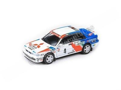 Cochesdemetal.es 1991 Mitsubishi Galant VR-4 Nº4 Salonen/Silande Rally Monte Carlo 1:64 Paragon Models 65102