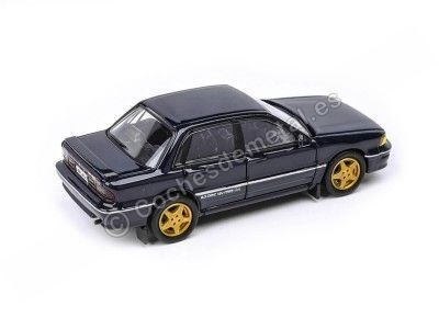 Cochesdemetal.es 1989 Mitsubishi Galant VR-4 Cosmic Blue 1:64 Paragon Models 55105 2