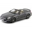 Cochesdemetal.es 2013 Mercedes-Benz SL 65 AMG V12 Biturbo Cabrio Gris 1:18 Maisto Premiere 36198