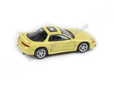 Cochesdemetal.es 1994 Mitsubishi 3000gt GTO Martinique Perle jaune 1:64 Modèles de paragon 55137 2