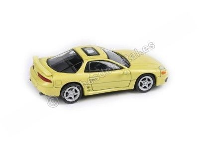 Cochesdemetal.es 1994 Mitsubishi 3000GT GTO Martinique Yellow Pearl 1:64 Paragon Models 55137 2