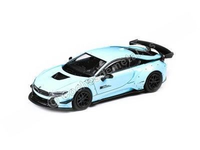 Cochesdemetal.es 2018 Liberty Walk BMW i8 Peppermint Green 1:64 Paragon Models 55141