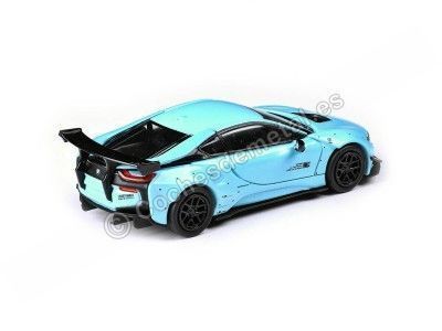 Cochesdemetal.es 2018 Liberty Walk BMW i8 Peppermint Green 1:64 Paragon Models 55141 2