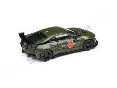 Cochesdemetal.es 2018 Liberty Walk BMW i8 Matt Green 1:64 Paragon Models 55145 2