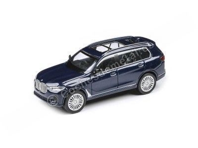 Cochesdemetal.es 2018 BMW X7 Tanzanite Blue 1:64 Modèles Paragon 55193