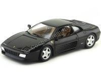 1990 Ferrari 348 TB Negro 1:18 Metalizado Hot Wheels X5530