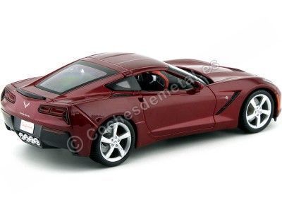 Cochesdemetal.es 2014 Chevrolet Corvette C7 Stingray Granate 1:18 Maisto 31182 2