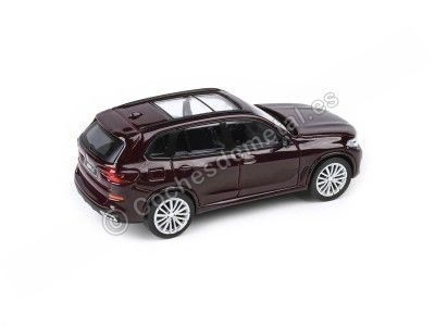 Cochesdemetal.es 2018 BMW X5 (G05) Ametrine Red 1:64 Paragon Modèles 55184 2