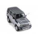 Cochesdemetal.es 2014 Toyota Land Cruiser LC76 Silver Pearl 1:64 Paragon Models 55312