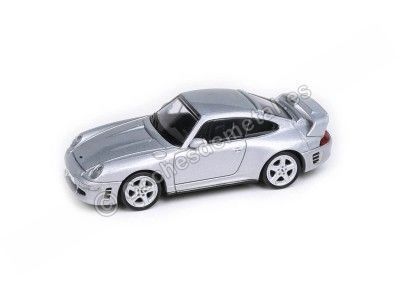 1995 Porsche RUF CTR2 Silver 1:64 Paragon Models 55371 Cochesdemetal.es