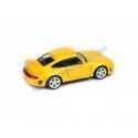Cochesdemetal.es 1995 Porsche RUF CTR2 Blossom Yellow 1:64 Paragon Models 55372