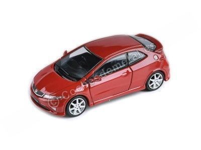 Cochesdemetal.es 2011 Honda Civic FN2 Type R (LHD) Milano Red 1:64 Paragon Models 55391