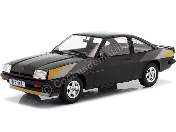 Cochesdemetal.es 1980 Opel Manta B Magic Negro 1:18 MC Group 18256