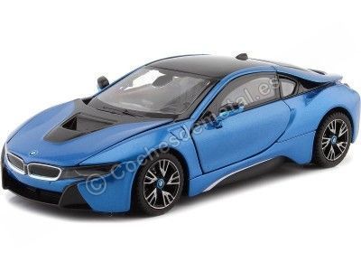 2019 BMW i8 Coupe Azul/Negro 1:24 Rastar 56500 Cochesdemetal.es