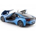 Cochesdemetal.es 2019 BMW i8 Coupe Azul/Negro 1:24 Rastar 56500