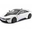 Cochesdemetal.es 2019 BMW i8 Coupe Blanco/Negro 1:24 Rastar 56500