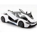 Cochesdemetal.es 2019 BMW i8 Coupe Blanco/Negro 1:24 Rastar 56500