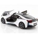 Cochesdemetal.es 2019 BMW i8 Coupe Blanco/Negro 1:24 Rastar 56500