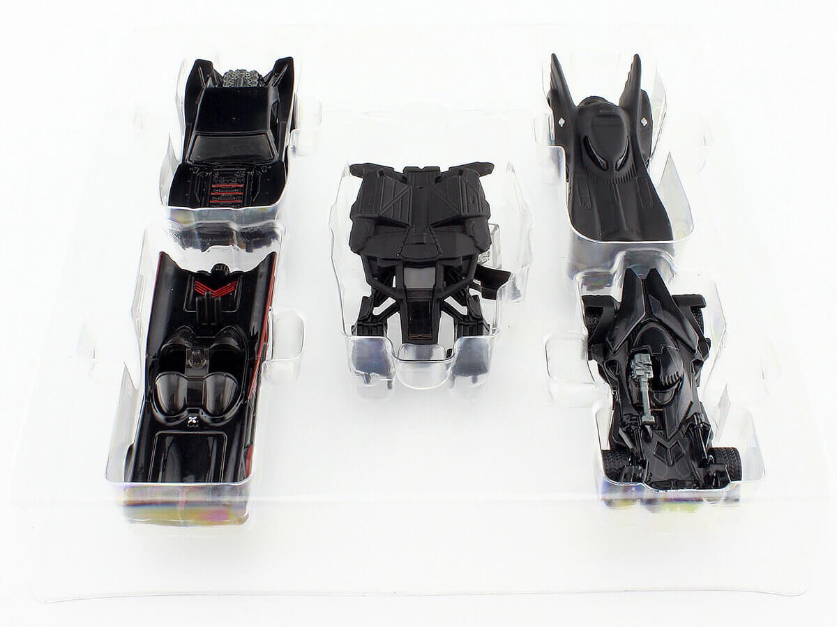 Set 5 Coches de Batman en Estuche de Lujo 1:64 HotWheels GRM17