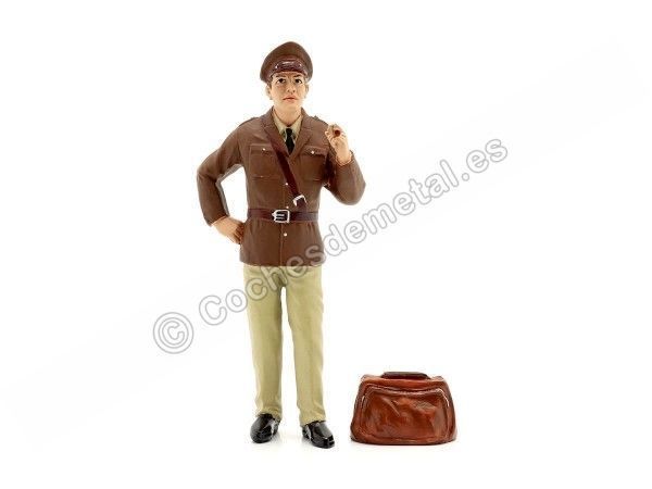 Cochesdemetal.es Figure de Resina "Enregistrement de Pearl Harbor, figure I" 1:18 American Diorama 77424