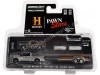 Cochesdememetal.es 2015 Ford F-150 + Trailer Canal Historia + Mustang GT Fastback "Hollywood Hitch & Tow Series 10" 1:64 Greenl