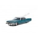 Cochesdemetal.es 1973 Cadillac Sedan Deville Teal "California Lowriders Series 1" 1:64 Greenlight 63010F