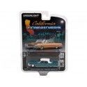 Cochesdemetal.es 1973 Cadillac Sedan Deville Teal "California Lowriders Series 1" 1:64 Greenlight 63010F