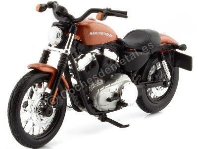 Cochesdemetal.es 2007 Harley-Davidson XL 1200N Nightster Cobre 1:18 Maisto 31360_383
