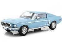 1968 Ford Mustang GT Fastback Azul Claro Metalizado 1:12 Norev 122703