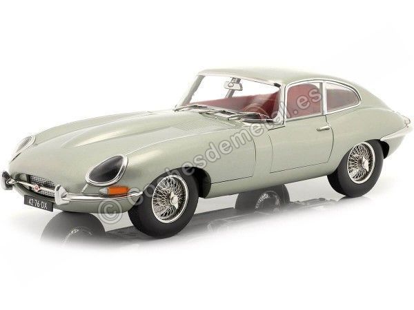 Cochesdemetal.es 1964 Jaguar Type-E Coupé Gris Metalizado 1:12 Norev 122711