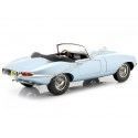 Cochesdemetal.es 1962 Jaguar Type-E Cabriolet Azul Metalizado 1:12 Norev 122722