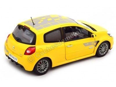 2007 Renault Clio RS F1 Team Sirius Yellow 1:18 Norev 185236 Cochesdemetal.es 2