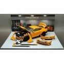 Cochesdemetal.es 2019 Ford Mustang GT 5.0 Coupe Naranja 1:18 Diecast Masters 61001