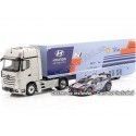 Cochesdemetal.es 2019 Trailer Mercedes-Benz ACTROS MP4 WRC Transport Hyundai Motorsport 1:43 Modèles IXO TTR019