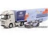 Cochesdemetal.es 2019 Trailer Mercedes-Benz ACTROS MP4 WRC Transport Hyundai Motorsport 1:43 Modèles IXO TTR019