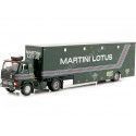 Cochesdemetal.es 1979 Trailer Volvo F88 Race Transport Martini-Lotus F1 Racing 1:43 IXO Models TTR025