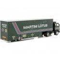 Cochesdememetal.es 1979 Trailer Volvo F88 Transport de course Martini-Lotus F1 Racing 1:43 Modèles IXO TTR025