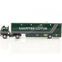 Cochesdememetal.es 1979 Trailer Volvo F88 Transport de course Martini-Lotus F1 Racing 1:43 Modèles IXO TTR025