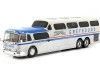 Cochesdemetal.es 1956 Autobús GMC Scenicruiser Greyhound Blanco/Plateado 1:43 IXO Models BUS027LQ