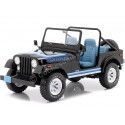 Cochesdemetal.es 1980 Jeep CJ-7 Renegade Negro/Azul 1:18 MC Group 18281