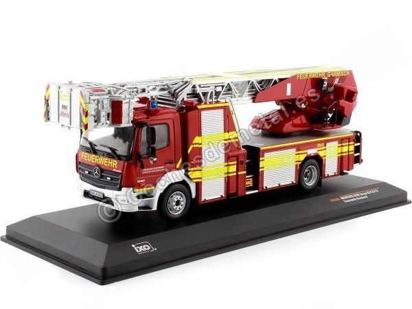 Cochesdemetal.es 2013 Mercedes-Benz Atego DLK 23/12 Bomberos Garmisch-Partenkirchen 1:43 IXO Models TRF020S